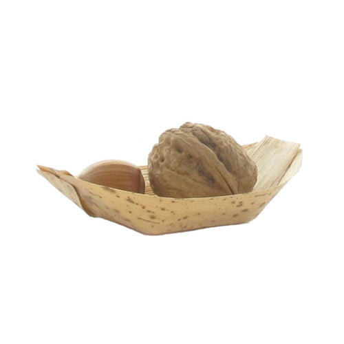 PacknWood Bamboo Leaf Serving Boat, 3.7" - Case of 2000