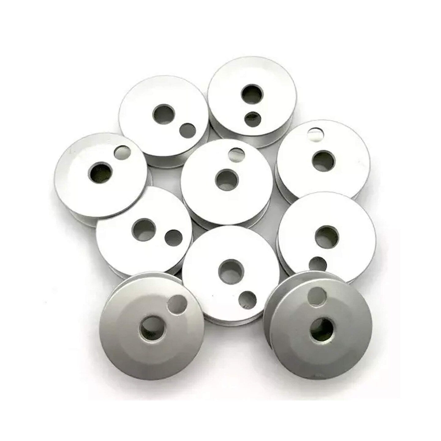 Aluminum Bobbins Brother #155484001 Lightweight Metal Construction for Smooth Stitching
