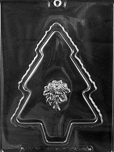 Christmas Tree Pour Box Top Chocolate Mold - LPC450A