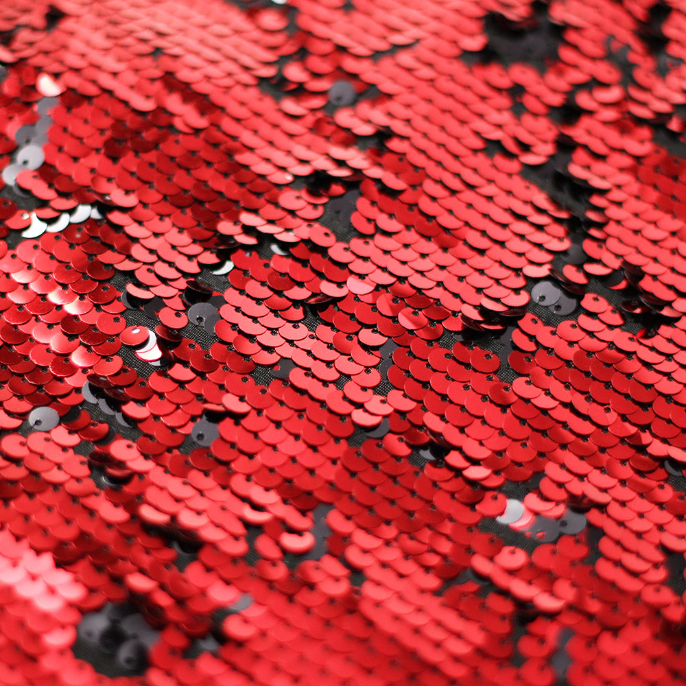 Bojangles Sequins Poly Spandex Fabric - Multiple Colors, Reversible Round Sequins, 50-52" Width (1 Yard)