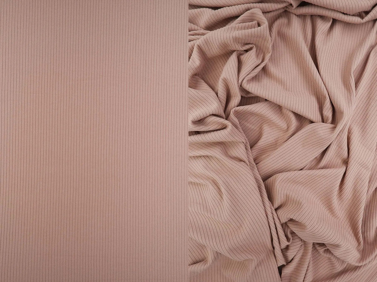 1 Yard 4x2 Yummy Rib Solid Knit Fabric, 58/60'' Wide Polyester Spandex Blend