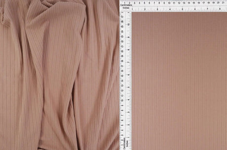 58/60'' Wide 8x3 Yummy Rib Knit Fabric Soft Polyester Spandex 1 Yard