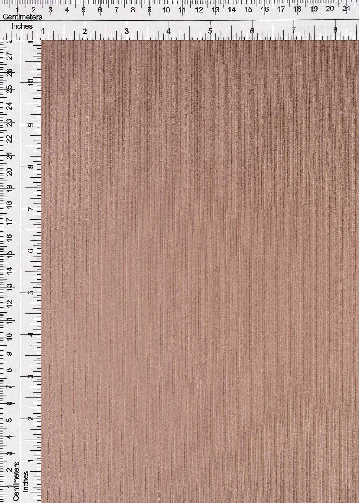 Rib Stretch Knit Fabric Solid