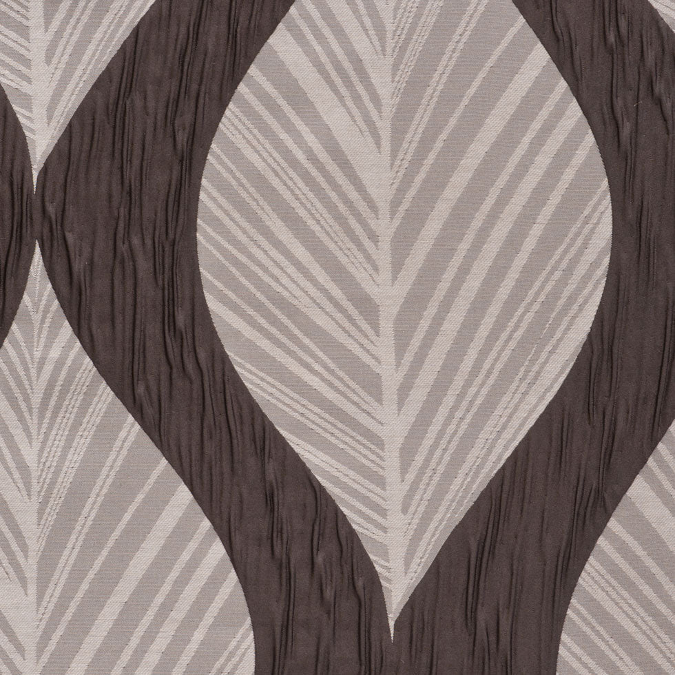 Bark Bold Leaves Polyester