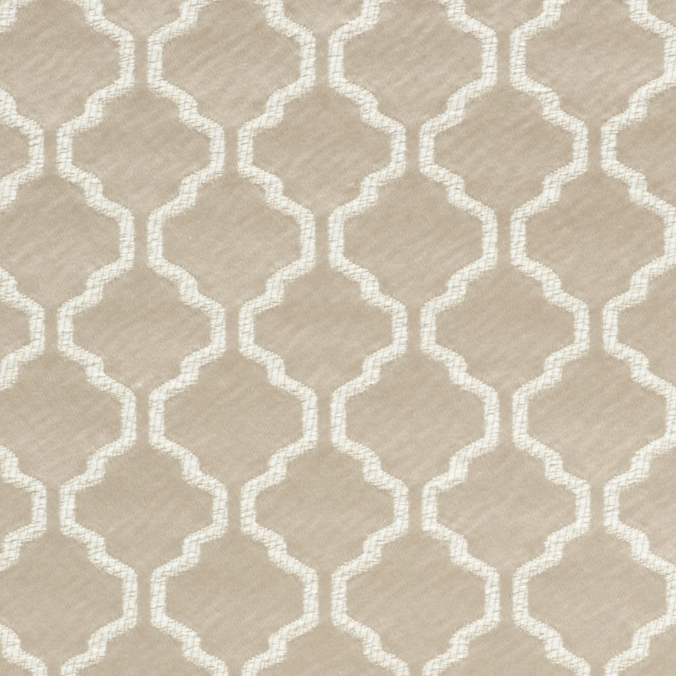 Nought Geometric Trellis Polyester