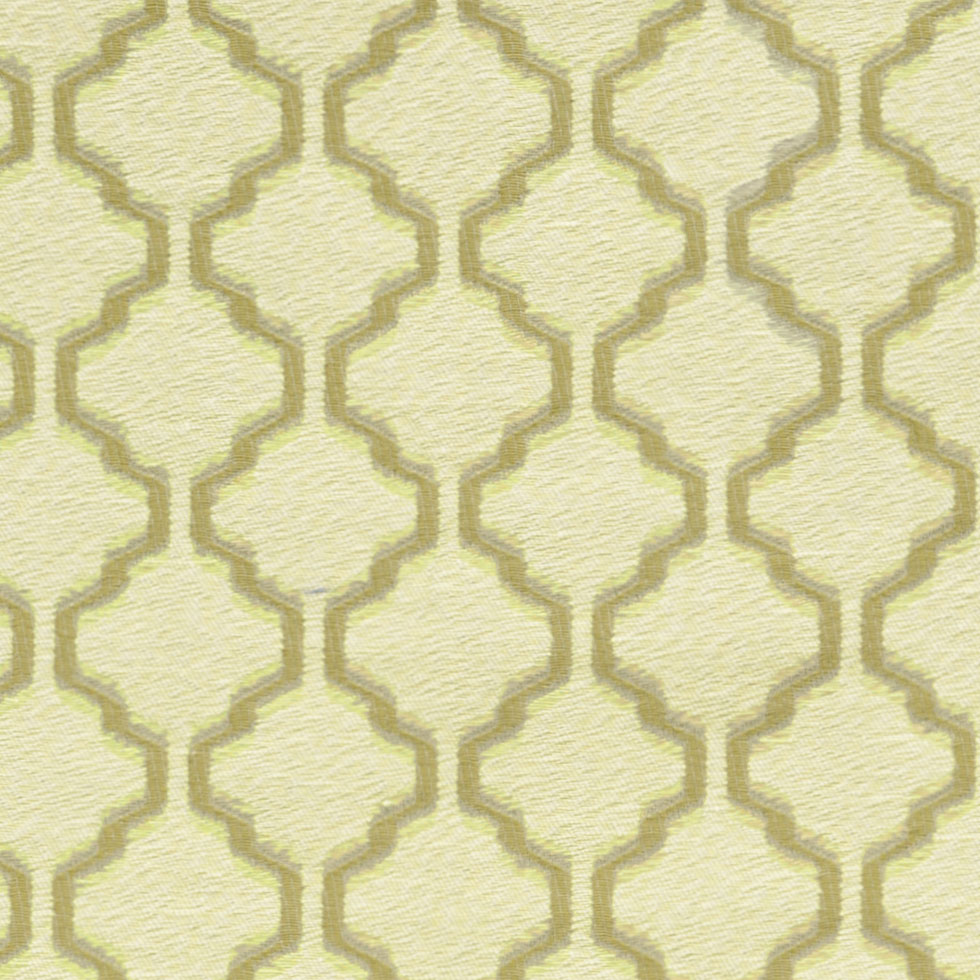 Apple Geometric Trellis Polyester