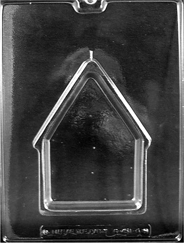 Gingerbread House Pour Box Bottom Chocolate Mold