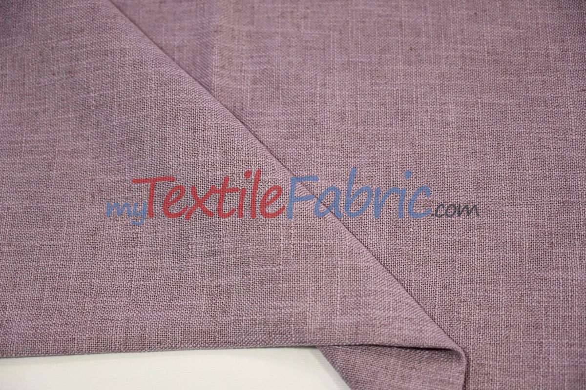 Luxe Linen Fabric Polyester-Linen Blend Fabric - 60" Wide, Upholstery, Apparel, Tablecloth (1 Yard)