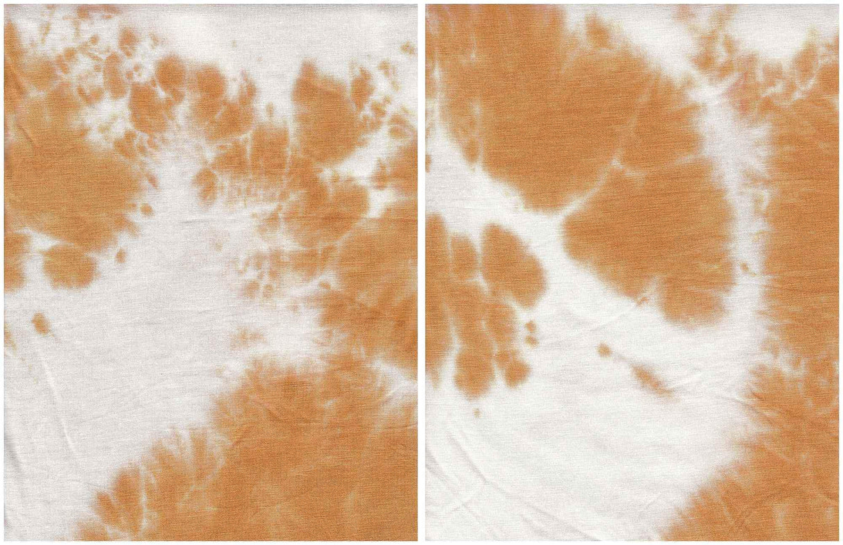 Real Tie Dye Rayon Spandex Knit Fabric 1 Yard Soft Stretch Lightweight 59" Wide