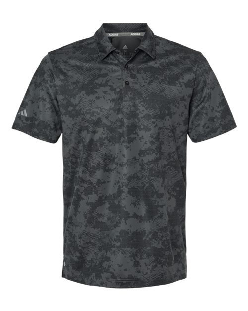 Adidas Men's All Over Camo Print Polo