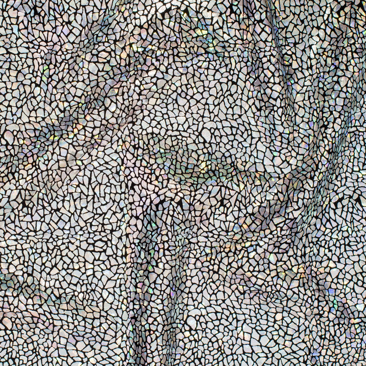 Nylon Spandex Holographic Snake Fabric 60"