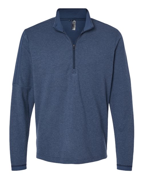 Adidas Men's 3-Stripes Quarter-Zip Sweater Pullover