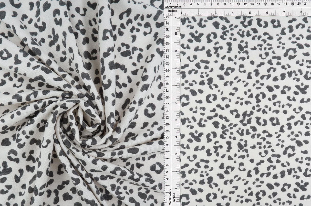 Animal Print Stretch Knit Fabric