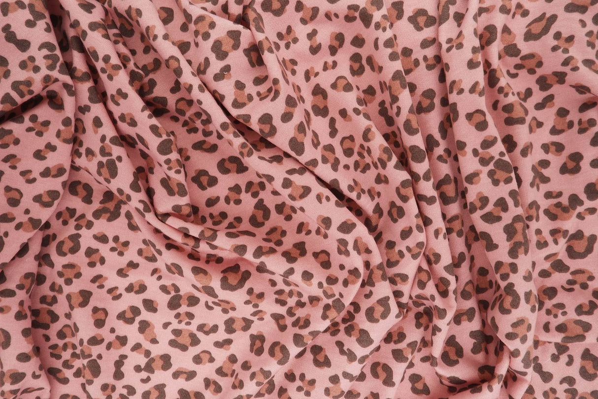 Animal Print Stretch Knit Fabric