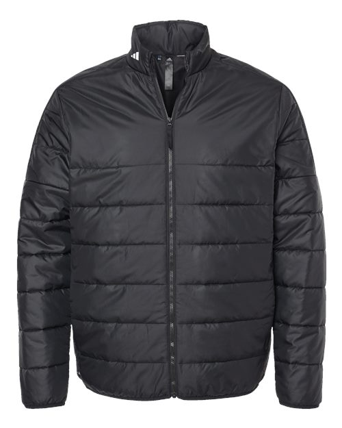 Men's 3-Stripes Puffer Full-Zip Jacket