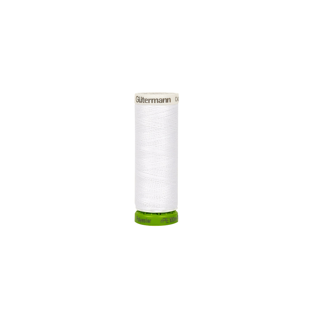 Gutermann Recycled Polyester Thread 100m - 800 Nu White