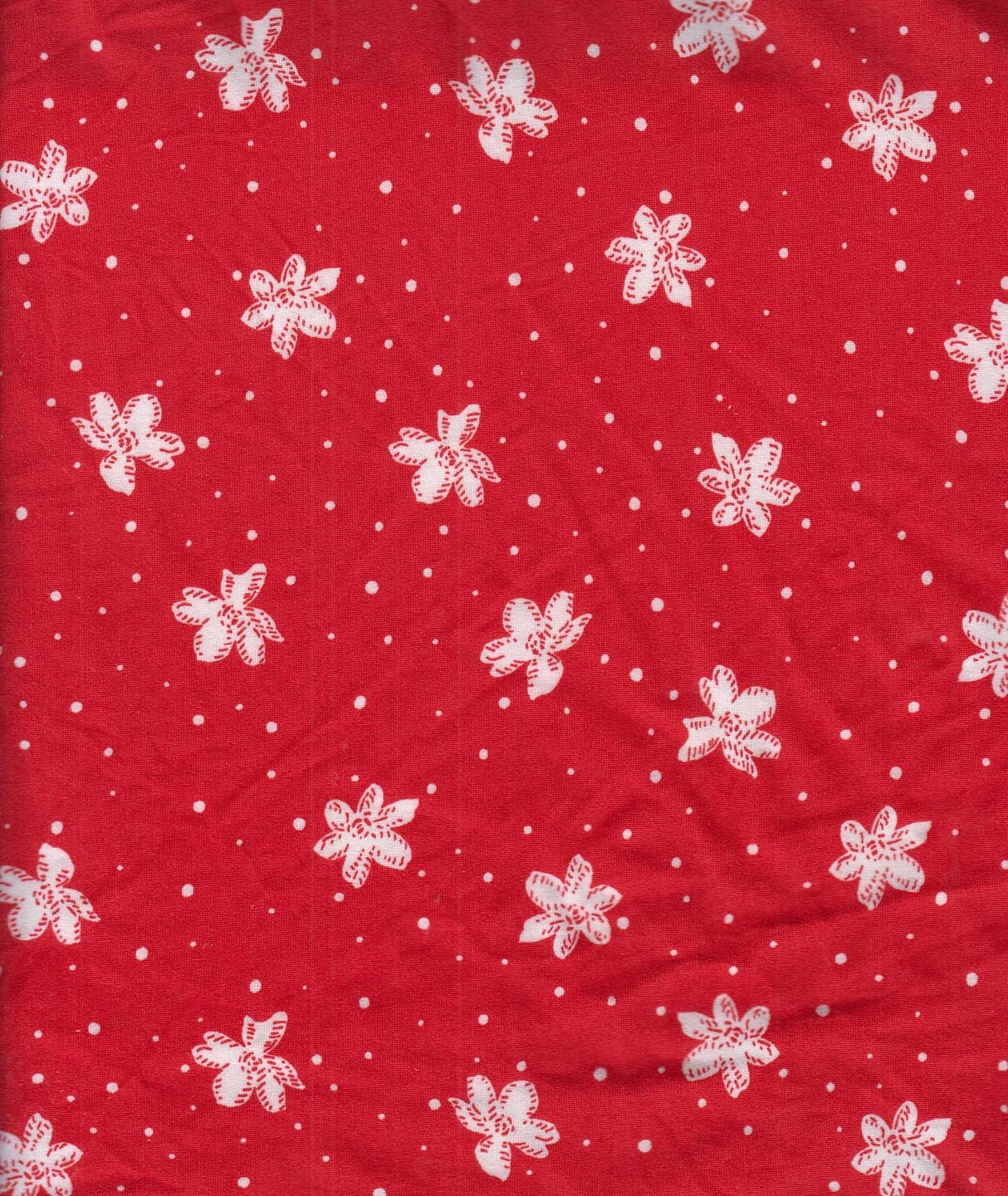 1 Yard Ditsy Floral DTY Brushed Knit Fabric Soft Stretch Polyester Spandex 58/60 Inches Wide