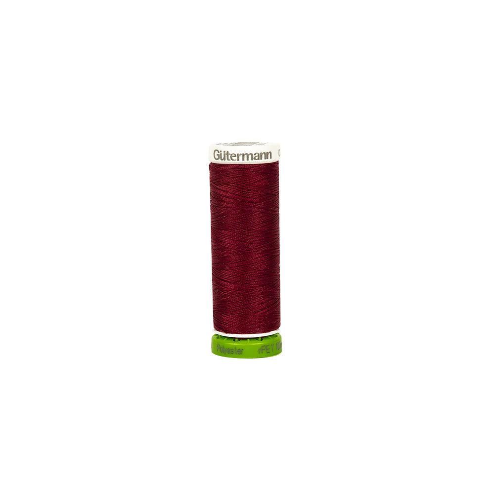 Gutermann Recycled Polyester Thread 100m - 369 Burgundy
