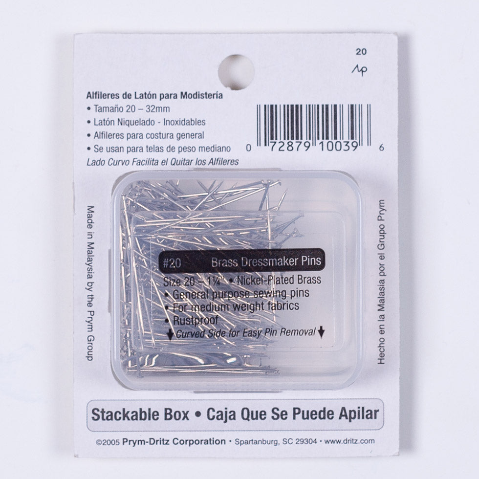 Dritz Brass Dressmaker Pins - 200ct