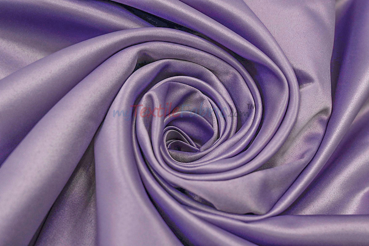 Lamour Satin Polyester Matte Satin Fabric - Multiple Colors, 58/60" Width (1 Yard)