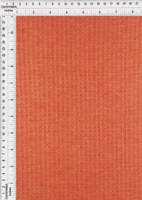 Melange Waffle Knit Fabric 1 Yard Soft Stretch Textured 58/60" Wide