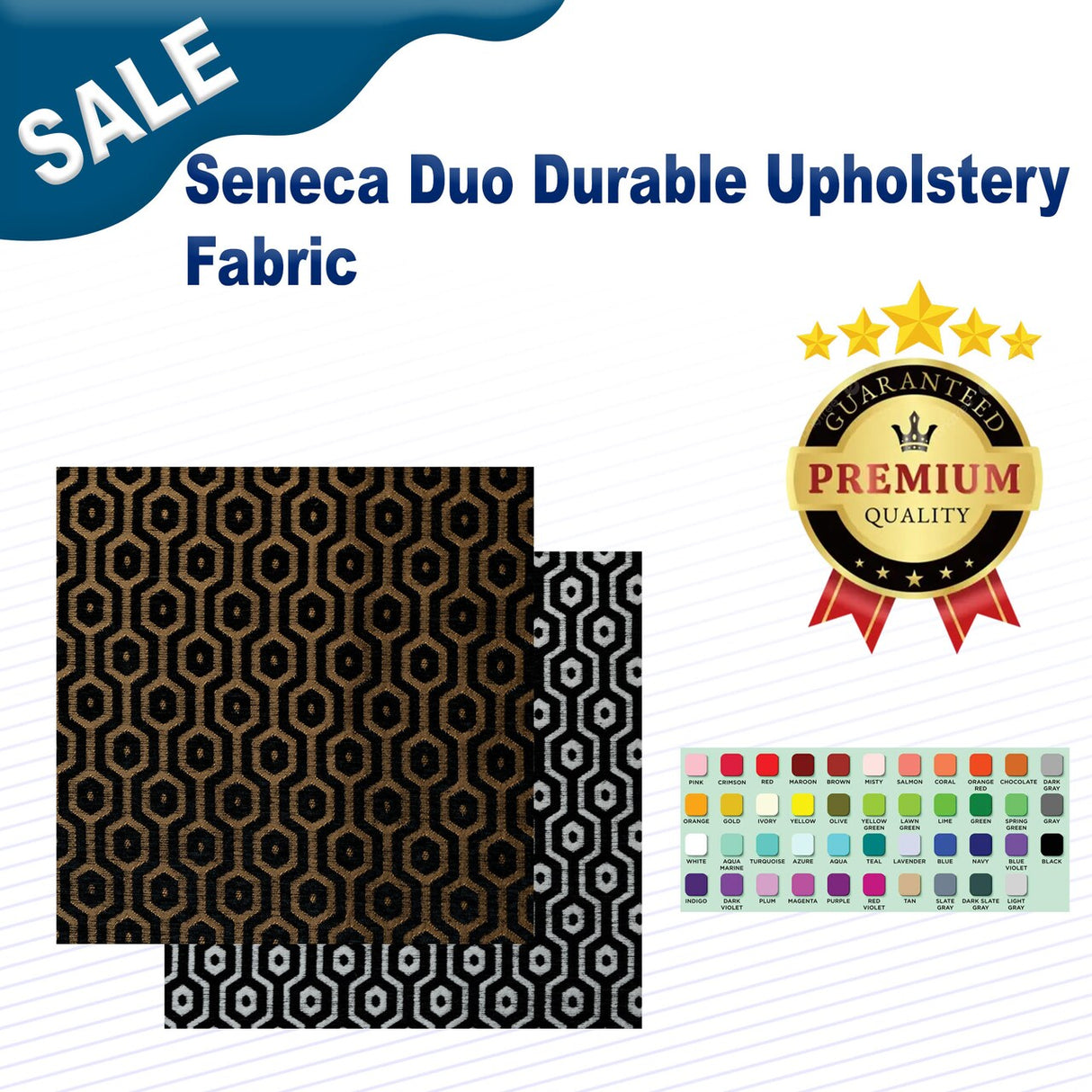 Seneca Duo Durable Upholstery Fabric