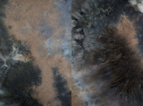 DTY Brushed Tie Dye Knit Fabric 1 Yard Soft Stretch Lightweight 58/60" Wide