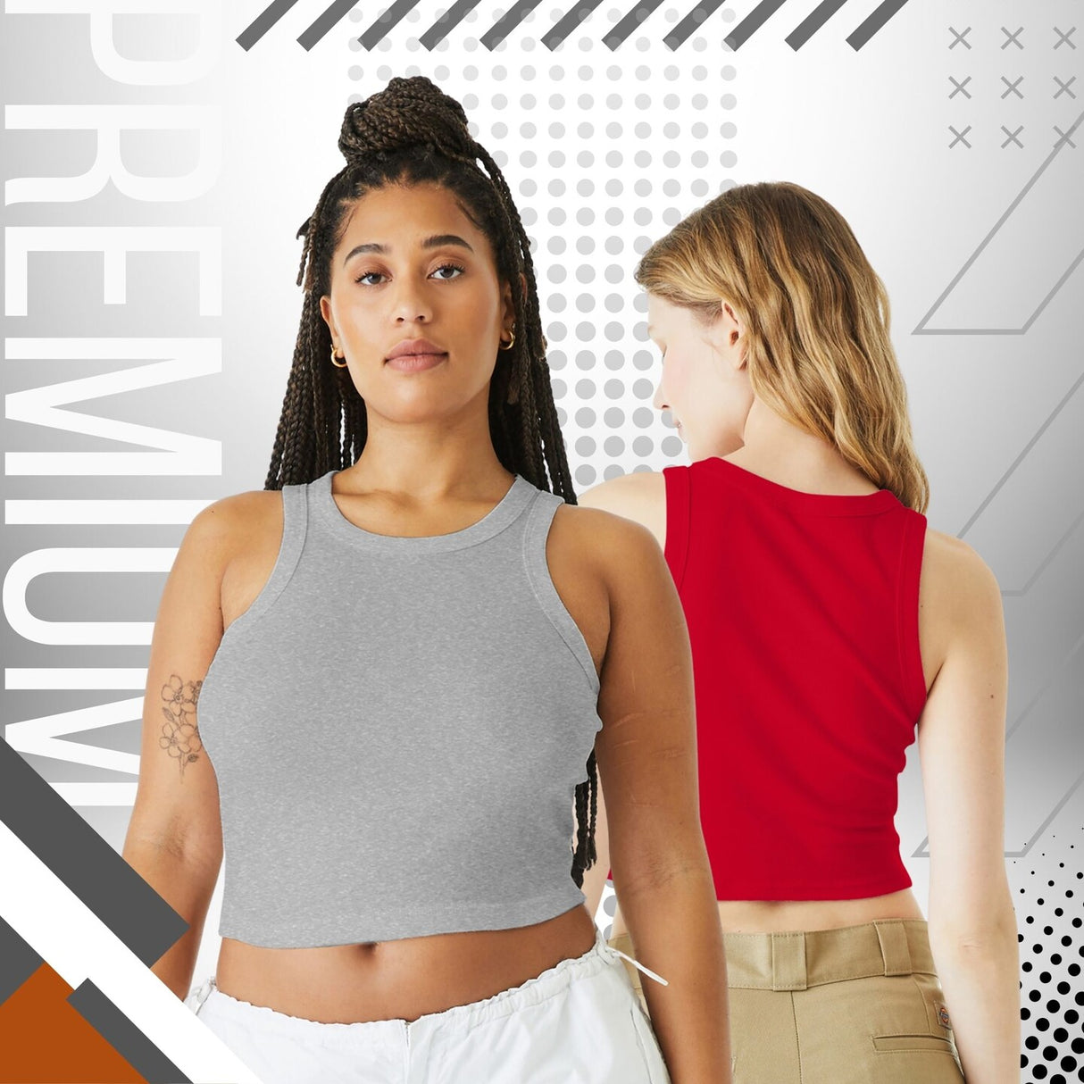 BELLA+CANVAS® Women’s Micro Rib Racer Tank