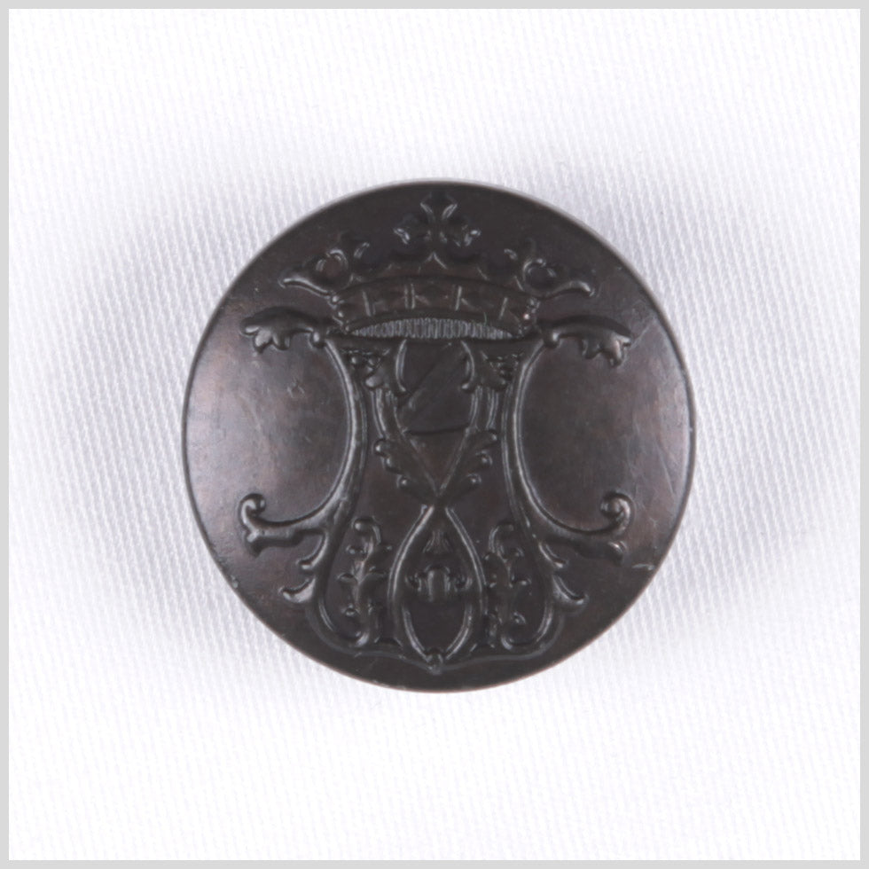 Black Matte Metal Blazer Button - 36L/23mm