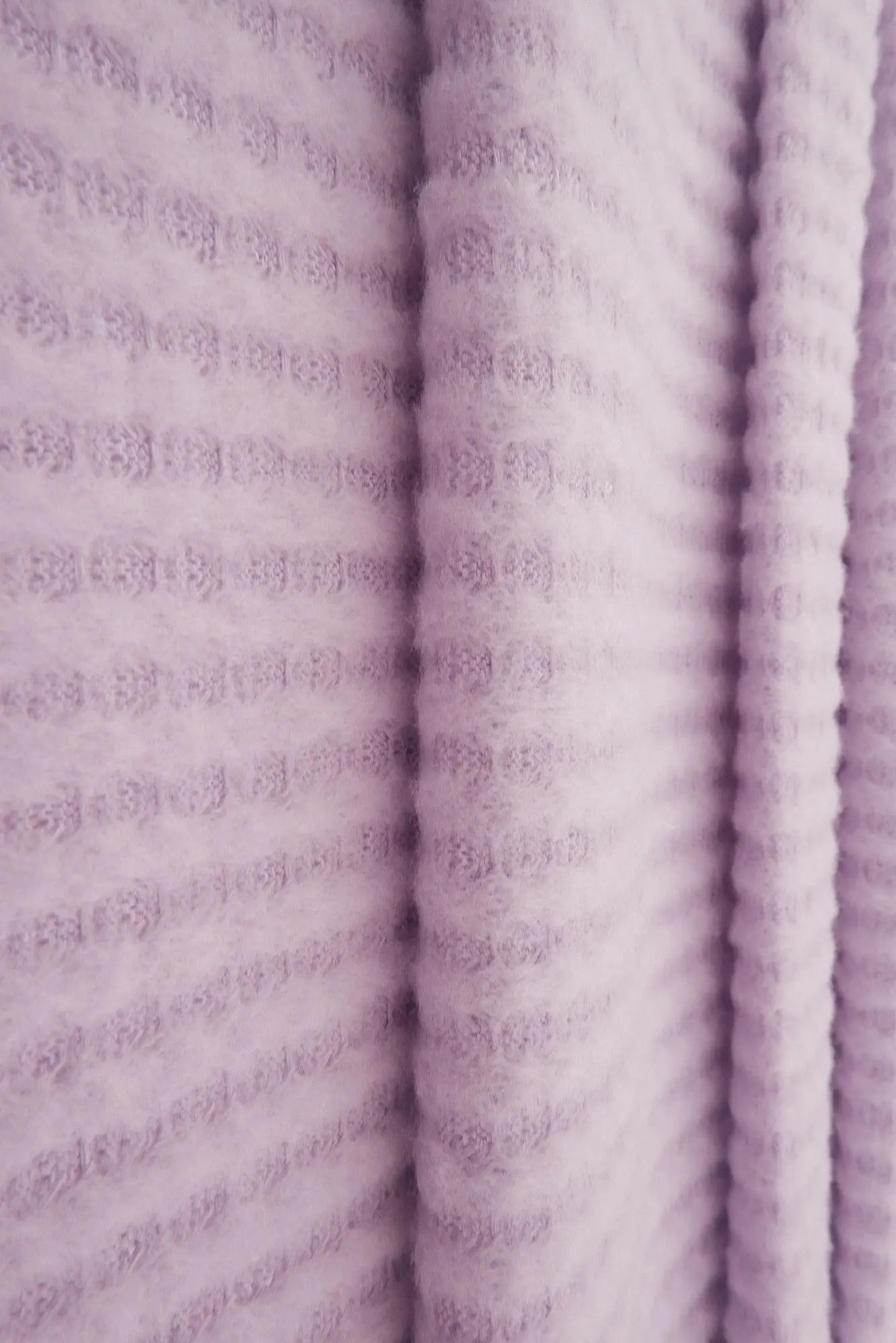 1 Yard Waffle Brushed Solid Fabric, 58/60'' Wide Polyester Rayon Spandex Blend