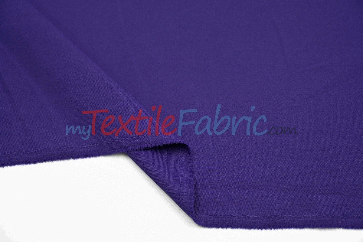 Visa Polyester Poplin Fabric - Solid, 58/60" Width (1 Yard)