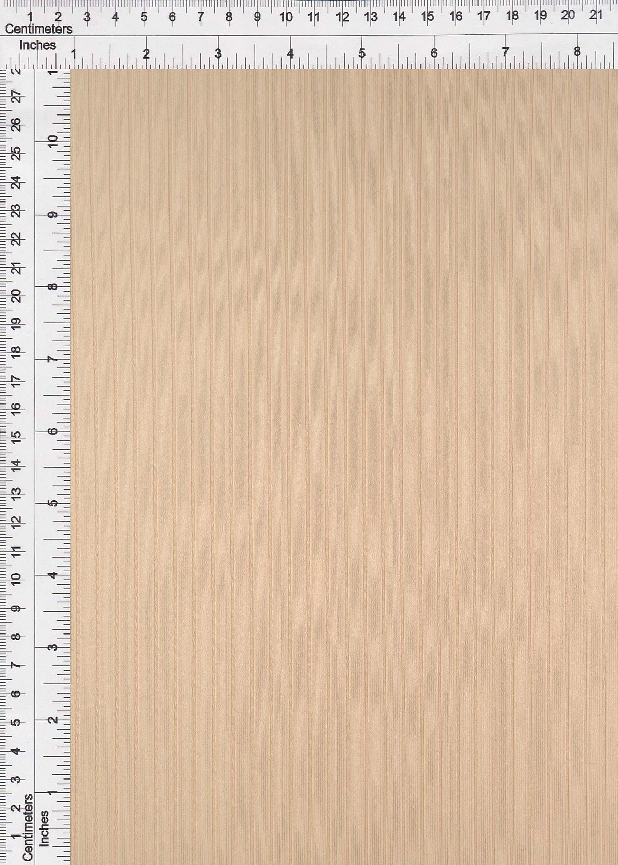 Rib Stretch Knit Fabric Solid