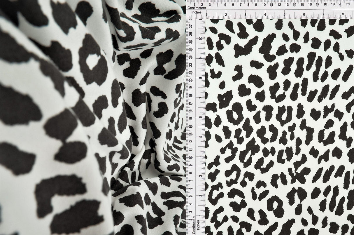 Animal Print Stretch Knit Fabric
