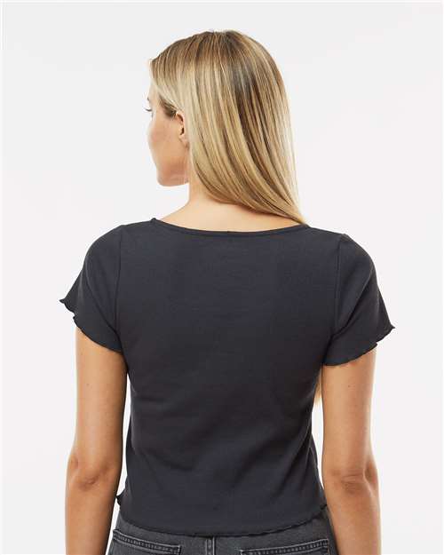 মহিলাদের বেবি রিব টি-শার্ট