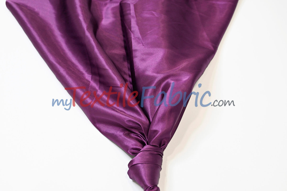 Stretch Charmeuse Satin Fabric - 96% Polyester 4% Spandex, Solid, 58/60" Width (Yards, Bolts, Sample Swatches)