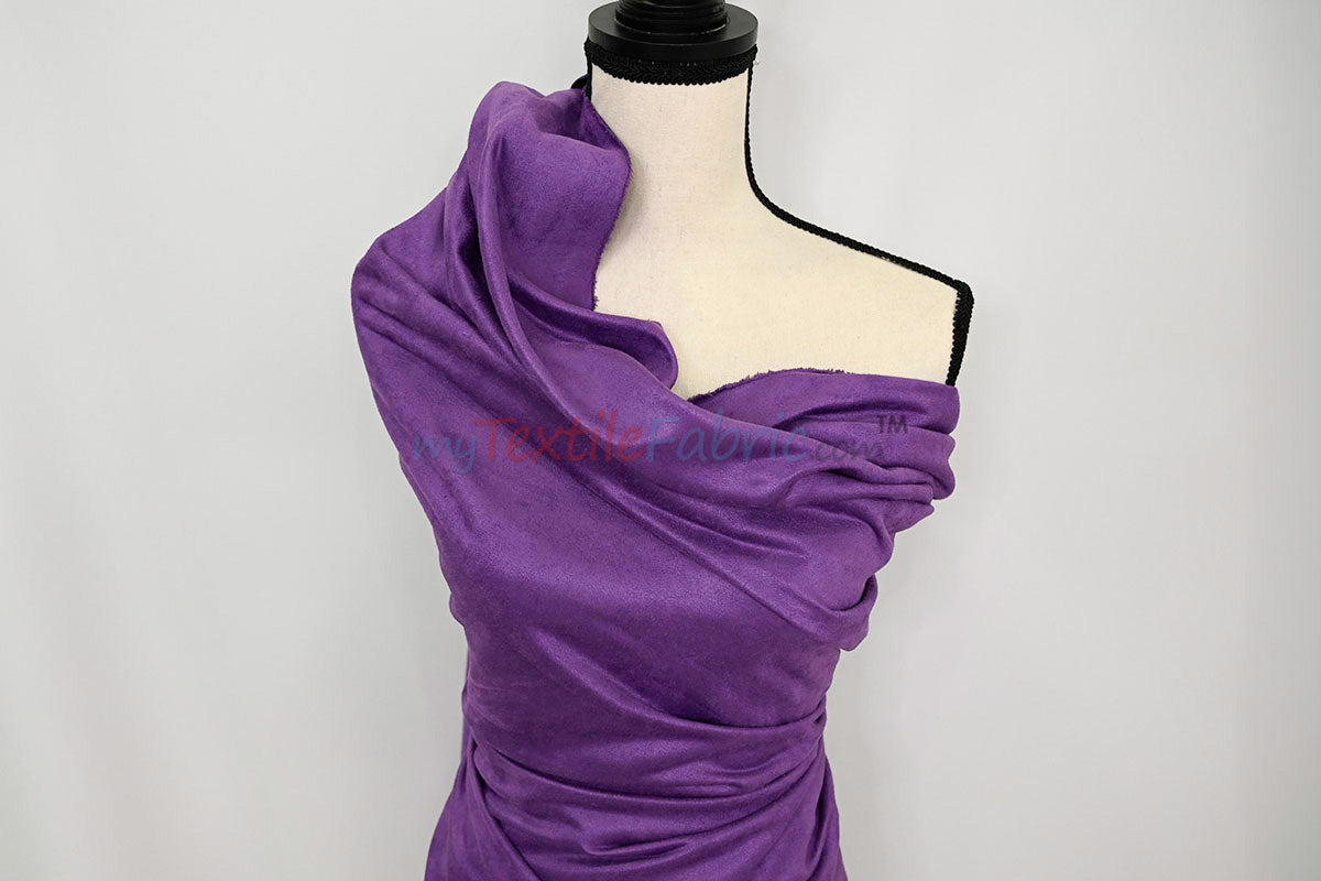 Microsuede Faux Suede Fabric - 40 Colors, 60" Width (Continuous Yards)