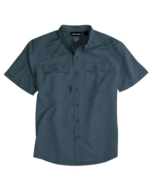 DRI DUCK Men's Crossroad Woven Short Sleeve Shirt