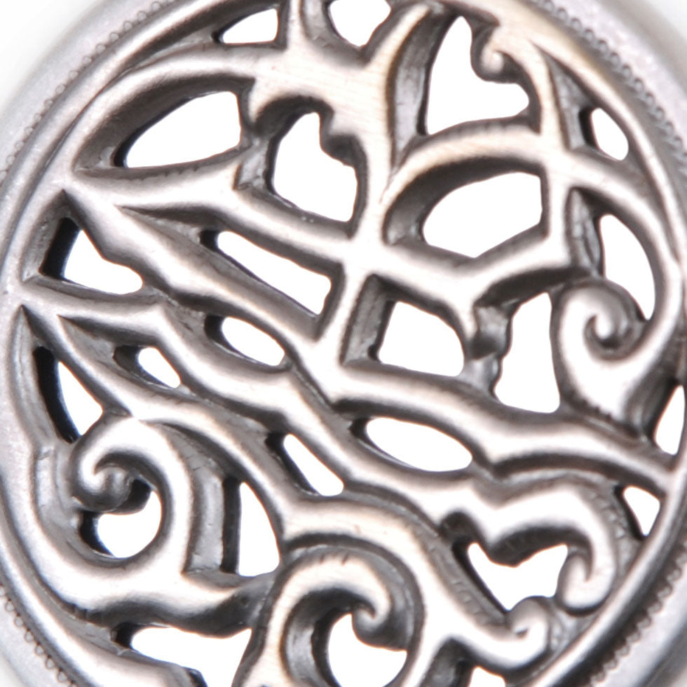 Gray Brass Metal Button - 40L/25.5mm