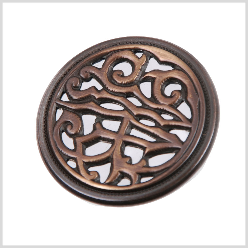 Brass Metal Button - 40L/25.5mm