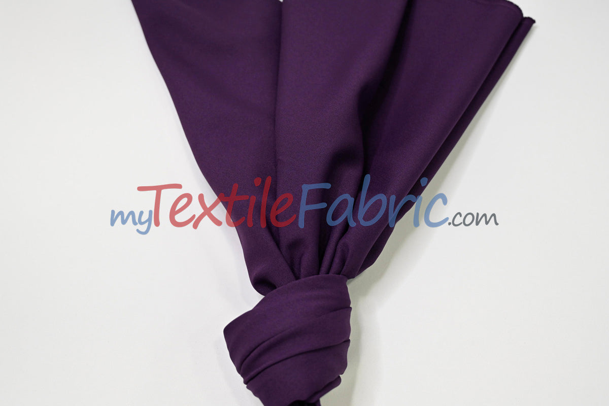 Extra Wide Polyester Fabric - Solid, 124" Width (1 Yard)