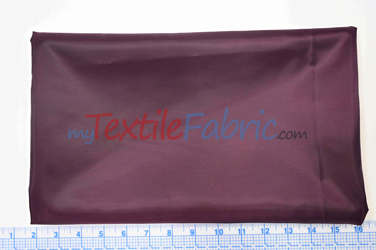 Polyester Lining Fabric - 100 Percent Polyester, Solid, 58/60" Width (Continuous Yards)