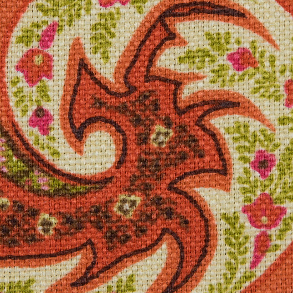 Turmeric Jaipur Paisley Linen Woven
