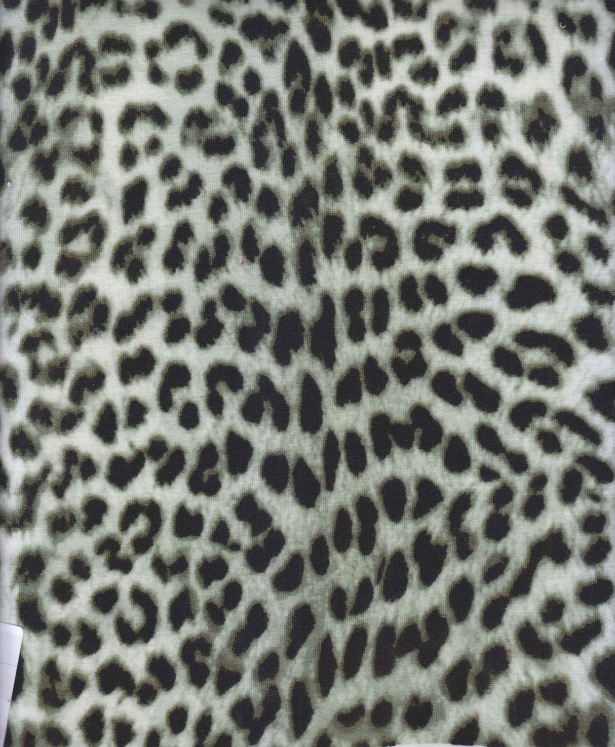 French Terry Animal Print Knit Fabric 1 Yard Soft Stretch Cozy 58/60" Wide