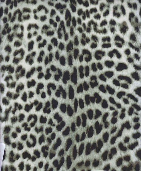 French Terry Animal Print Knit Fabric 1 Yard Soft Stretch Cozy 58/60" Wide
