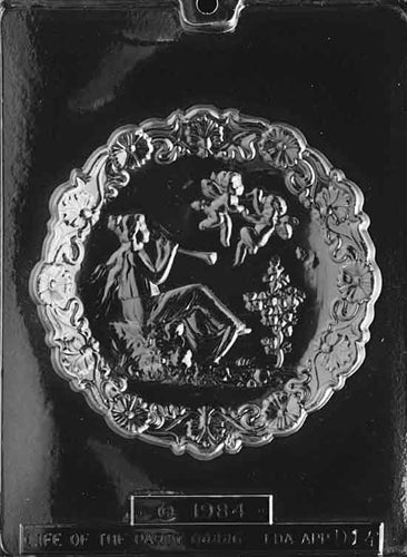 Mother's Day Plate Chocolate Mold - LPD014