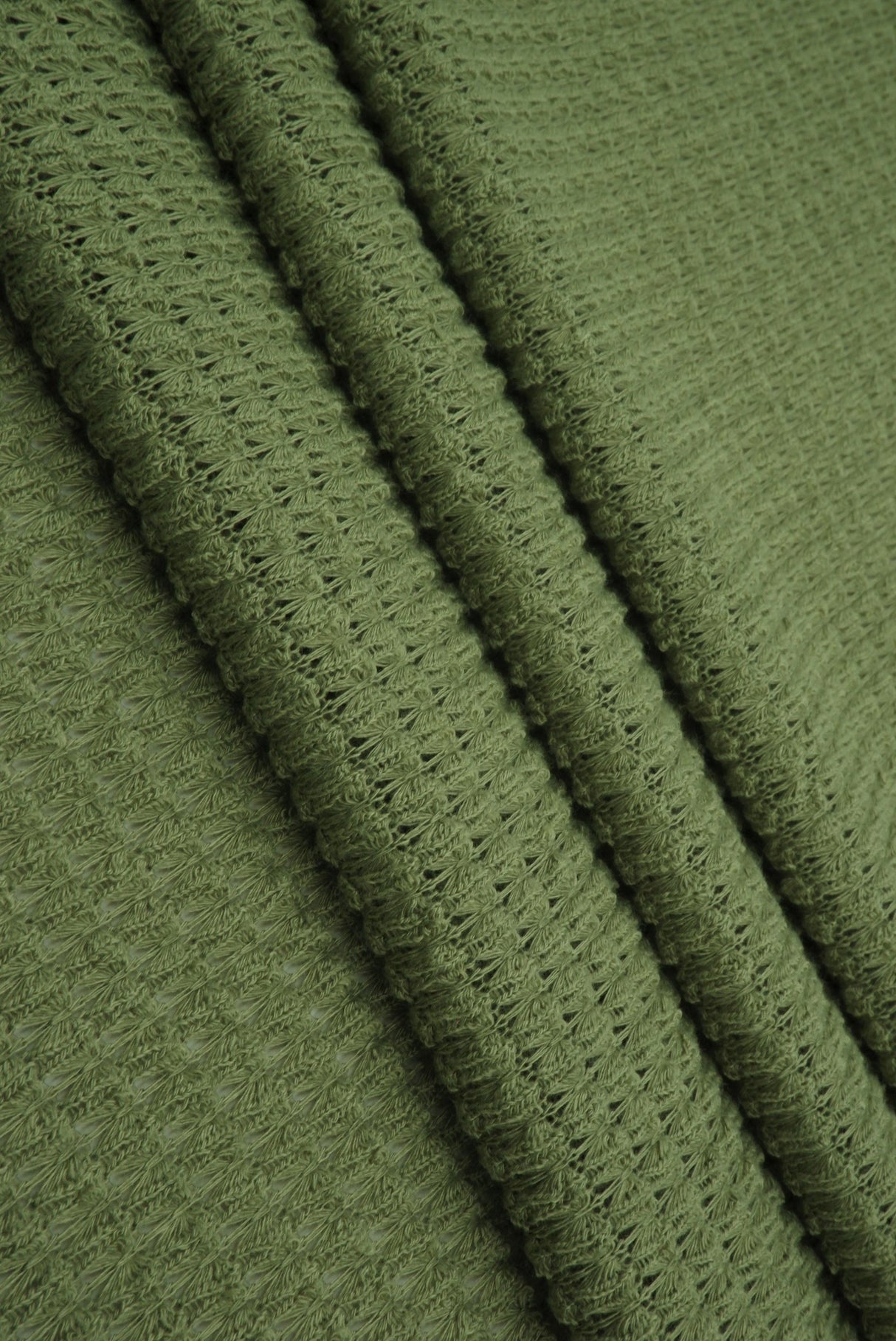 Stretch Waffle Knit Fabric Solid Colors