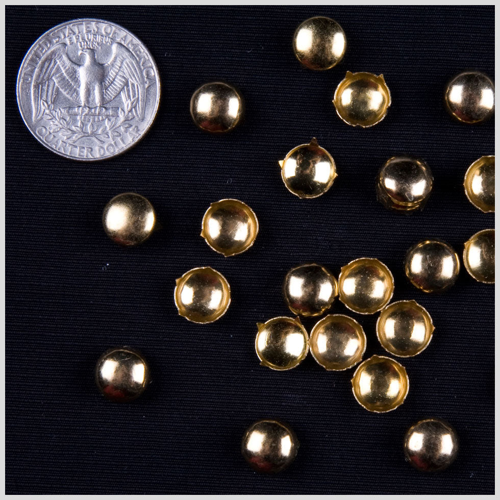 3/8" Gold Dome Nailheads
