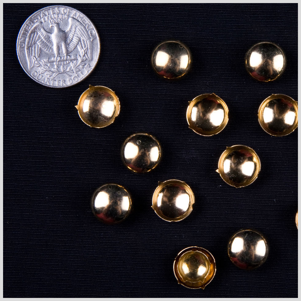 1/2" Gold Dome Nailheads