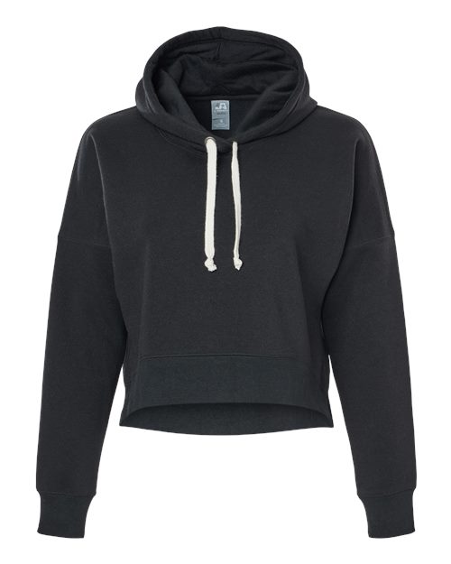 J. America Women's Crop Hooded Sweatshirt