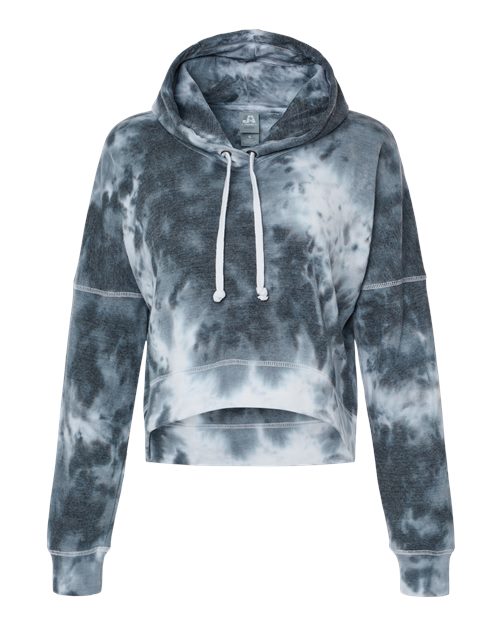 J. America Women's Crop Hooded Sweatshirt